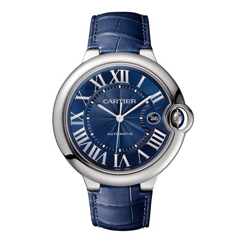 cartier ballon bleu 42mm strap|cartier ballon bleu 42mm price.